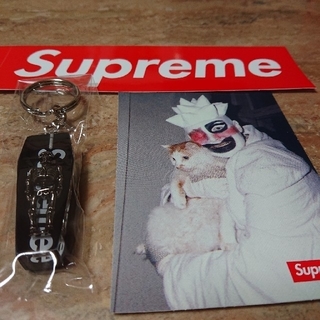 シュプリーム(Supreme)のSupreme20ss Skeleton keychain 黒 キーホルダー送込(キーホルダー)