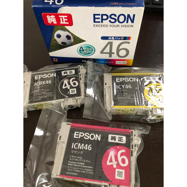 EPSON - 【値下げ】EPSON 純正インク 46 3色の通販 by Yossy's shop｜エプソンならラクマ