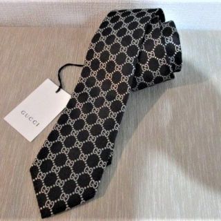 グッチ(Gucci)の☆GUCCI グッチ GG柄 グッチ/メンズ/ブラック☆新品☆国内正規品(ネクタイ)