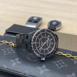 シャネル(CHANEL)のシャネル J12 42mm マットブラックセラミック(腕時計(アナログ))