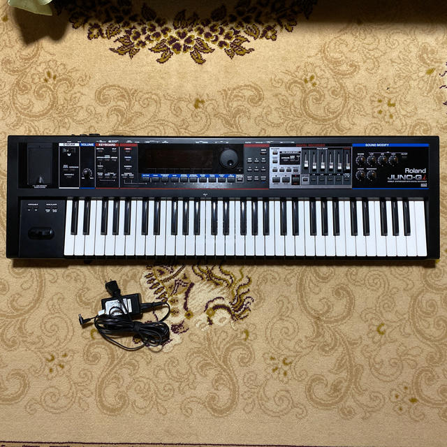 Roland juno gi 純正ケース付 美品 ローランド シンセサイザー