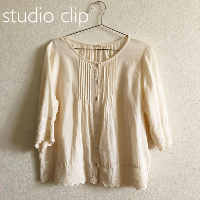 STUDIO CLIP(スタディオクリップ)の°.＊専用です＊.°スタディオクリップ＊レースブラウス レディースのトップス(シャツ/ブラウス(長袖/七分))の商品写真