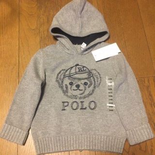 ポロラルフローレン(POLO RALPH LAUREN)のキュート★キッズ Ralph Lauren★ポロベアー フーディ クマ(ニット)