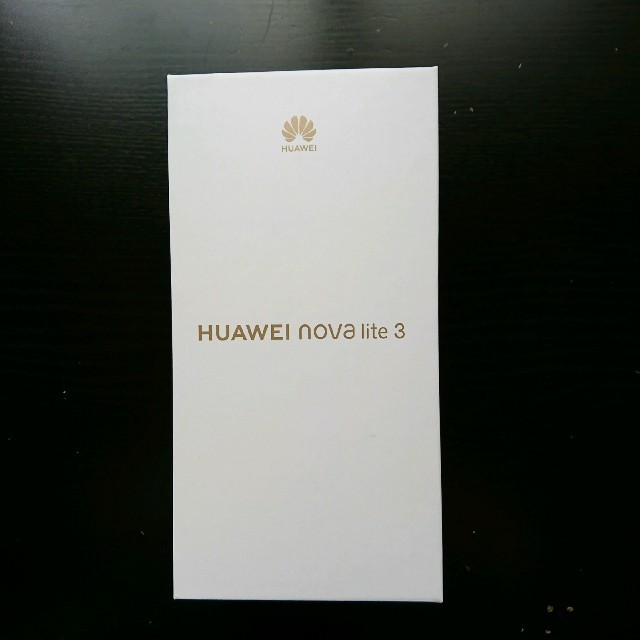 スマートフォン/携帯電話HUAWEI nova lite3 新品未開封 オーロラブルー