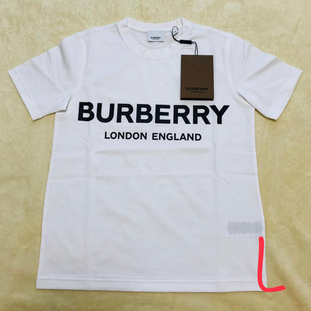 【新品未使用】バーバリー ロゴ Tシャツ 白 L