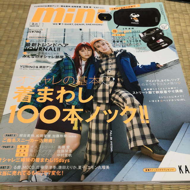 mini (ミニ) 2018年 01月号　付録なし エンタメ/ホビーの雑誌(その他)の商品写真