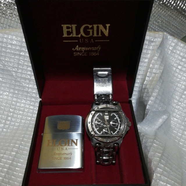 2022人気新作 - ELGIN 確かな美品❗エルジン 腕時計・ライター　セットで❗  腕時計