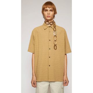 アクネ(ACNE)の定価35200円　20ss acne studiosシアサッカー素材シャツ44(シャツ)