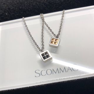 ブレス(BLESS)のScommaG ネックレス　ペア+シルバー星ピアス(ネックレス)