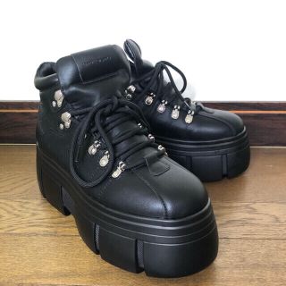 asos - 韓国 メンズ ASOS 厚底 ブーツ スニーカー 革靴 25cmの通販 by