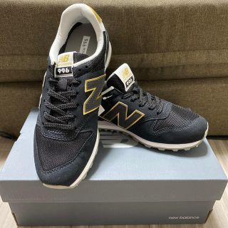 ニューバランス(New Balance)のニューバランス　WL996CD ブラック×ゴールド　レディース23.0センチ(スニーカー)