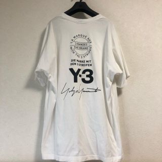 ワイスリー(Y-3)のY-3 Yohji Yamamoto コットンTシャツ 白(Tシャツ/カットソー(半袖/袖なし))