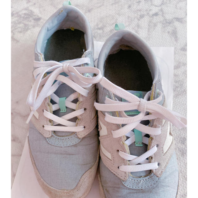 New Balance(ニューバランス)のニューバランス。水色グレー レディースの靴/シューズ(スニーカー)の商品写真