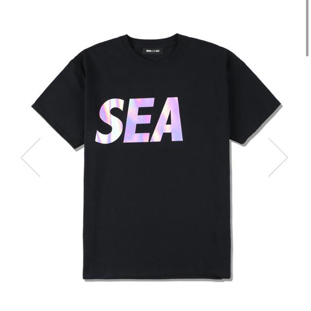 通販専売 Wind and Sea T-SHIRT﻿ / BLACK L CS-218