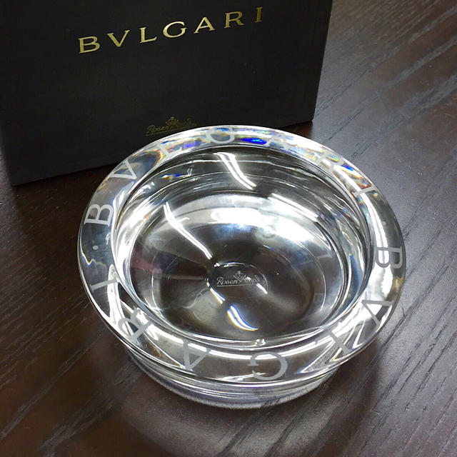 BVLGARI - BVLGARI ブルガリ ガラス 灰皿 小物入れ等にも ...