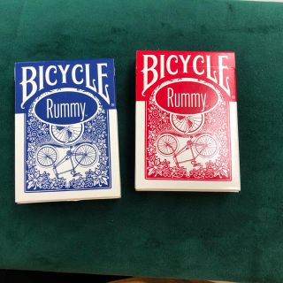 手品　レアデック  RUMMY 4個セット　トランプ　バイシクル デック(トランプ/UNO)