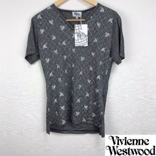 ヴィヴィアンウエストウッド(Vivienne Westwood)の新品 ヴィヴィアンウエストウッドマン 半袖Tシャツ グレー サイズ44 タグ付(Tシャツ/カットソー(半袖/袖なし))