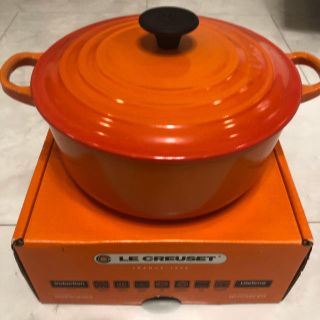 ルクルーゼ(LE CREUSET)のルクルーゼ 　LE CREUSET　ココットロンド　20センチ(鍋/フライパン)