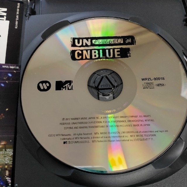 CNBLUE(シーエヌブルー)のMTV　Unplugged（初回限定盤） DVD エンタメ/ホビーのDVD/ブルーレイ(ミュージック)の商品写真