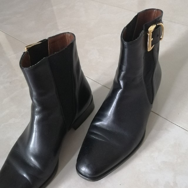 Francois Pinet Paris, black boots, 23cm