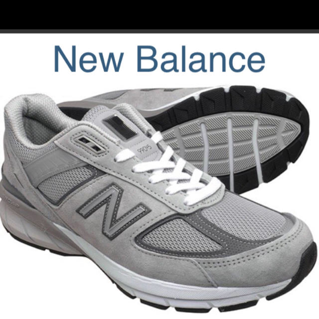 New Balance(ニューバランス)のNEWBALANCE  990 V5 GRAY 27.0cm メンズの靴/シューズ(スニーカー)の商品写真