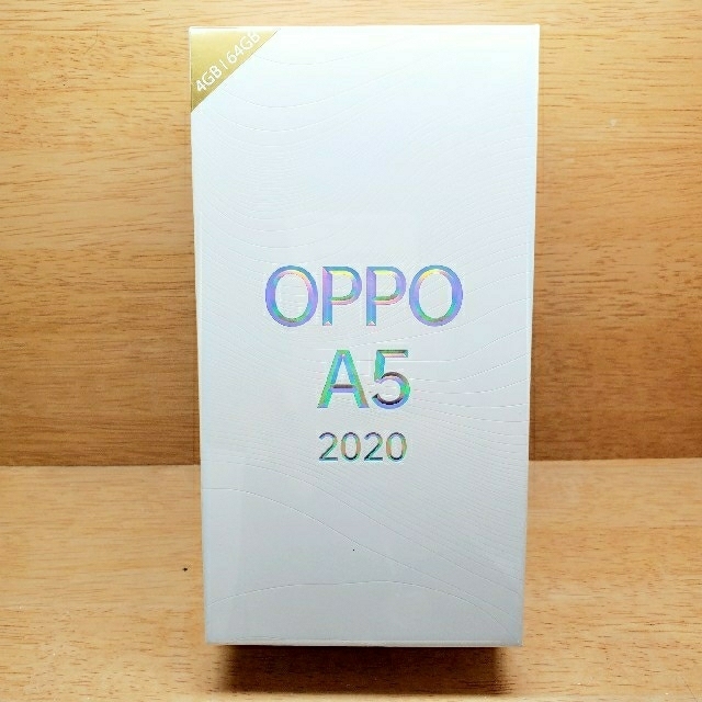 未開封新品**OPPO A5 2020/ブルー SIMフリー**microSDXC™内蔵メモリ