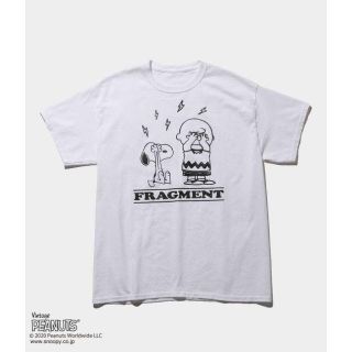 フラグメント(FRAGMENT)のTHE CONVENI PEANUTS TEE Tシャツ 白 L(Tシャツ/カットソー(半袖/袖なし))