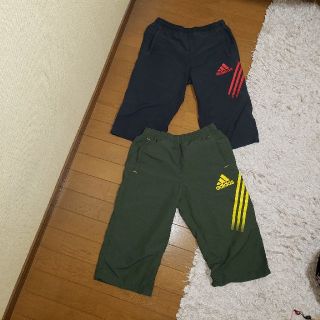 アディダス(adidas)のアディダス♥ハーフパンツ2枚セット♥160(パンツ/スパッツ)