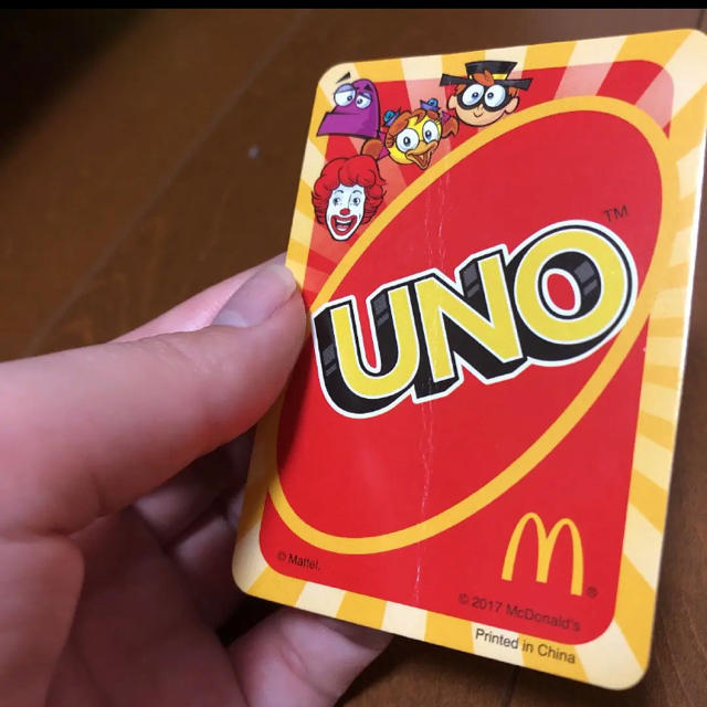 マクドナルド(マクドナルド)のUNO マクドナルド エンタメ/ホビーのテーブルゲーム/ホビー(トランプ/UNO)の商品写真