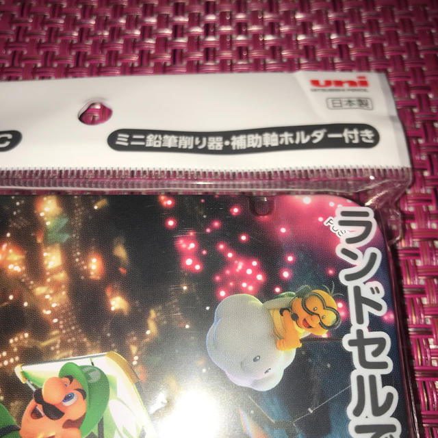 三菱鉛筆(ミツビシエンピツ)のマリオカート　色鉛筆12色・かきかた鉛筆［２Ｂ］12本・赤鉛筆2本・消しゴム2個 エンタメ/ホビーのアート用品(色鉛筆)の商品写真