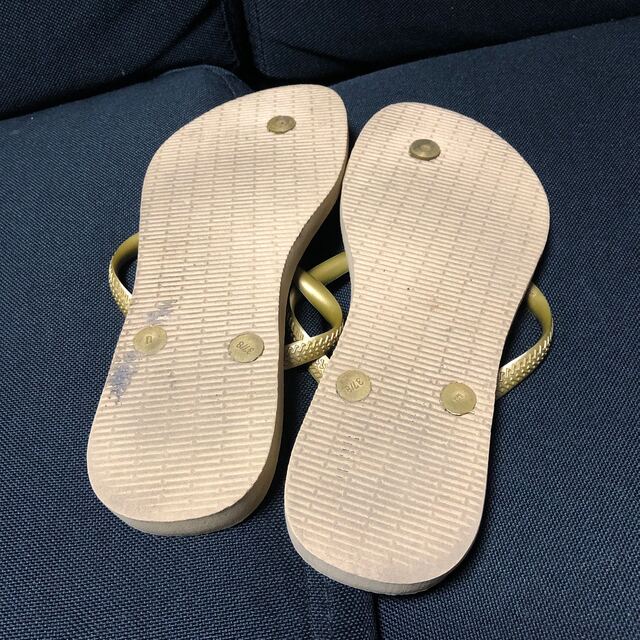 havaianas(ハワイアナス)のハワイアナス　ビーサン　ベージュ　37-38  ビーチサンダル レディースの靴/シューズ(ビーチサンダル)の商品写真