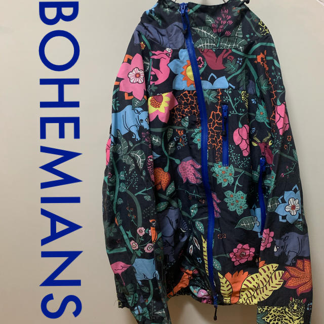 Bohemians ボヘミアンズ　花柄マウンテンパーカー　M size