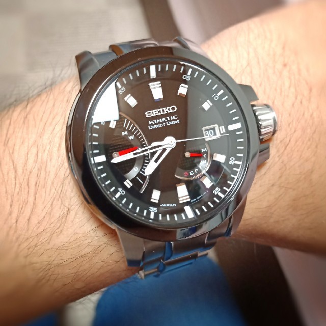 新作モデル SEIKOブライツ - SEIKO キネティック SAGG011  ダイレクトドライブ 腕時計(アナログ)