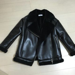 stylenanda  フェイク レザー ジャケット