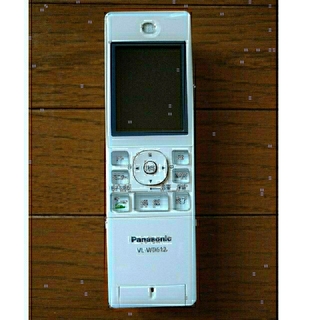 パナソニック(Panasonic)のpanasonic  VL-WD612 ワイヤレスモニター子機【中古品】(防犯カメラ)