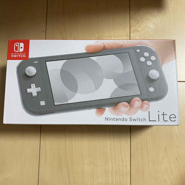 新品 ニンテンドー スイッチライト グレー任天堂 Switch right 本体 ...