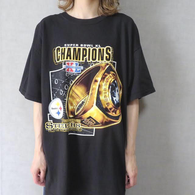 Santa Monica(サンタモニカ)のNFL スーパーボウル Tシャツ 古着女子 vintage レディースのトップス(Tシャツ(半袖/袖なし))の商品写真