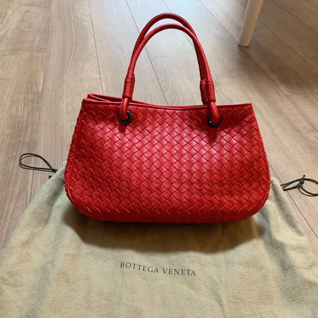 【専用】Bottega Veneta ハンドバッグ レッドバッグ