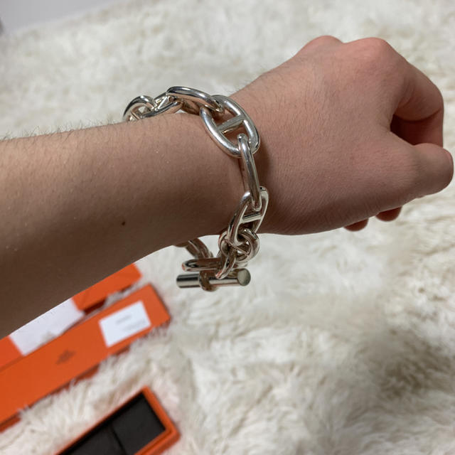 美品】HERMES シェーヌダンクル GM 11コマ - ブレスレット