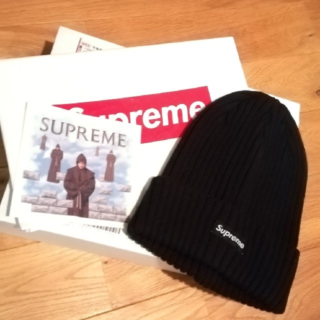 黒 supreme Overdyed Beanie