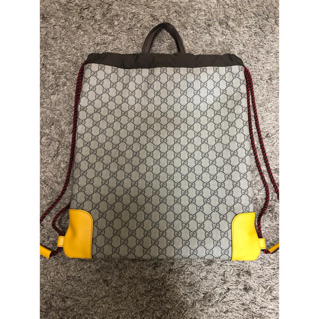 Gucci(グッチ)の【正規店購入】GUCCI GGスプリームキャンバスドローストリングバックパック メンズのバッグ(バッグパック/リュック)の商品写真