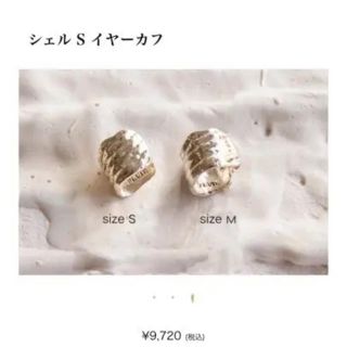 ビューティアンドユースユナイテッドアローズ(BEAUTY&YOUTH UNITED ARROWS)のpluie プリュイ シルバーシェル S イヤーカフ(イヤーカフ)