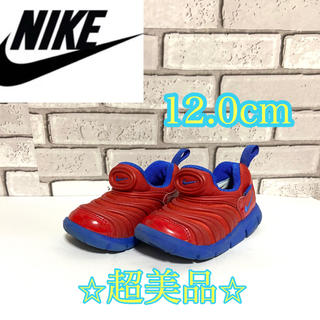 ナイキ(NIKE)の⭐︎美品⭐︎ナイキ ダイナモ フリー 12.0cm   レッド　ブルー(スニーカー)