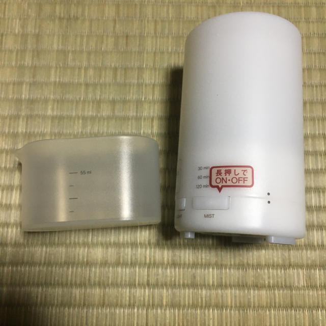 MUJI (無印良品)(ムジルシリョウヒン)の無印良品　コンパクト超音波アロマディフューザー　PD-SD1 コスメ/美容のリラクゼーション(アロマディフューザー)の商品写真