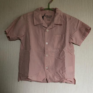グローバルワーク(GLOBAL WORK)のピンク 開襟シャツ(Tシャツ/カットソー)