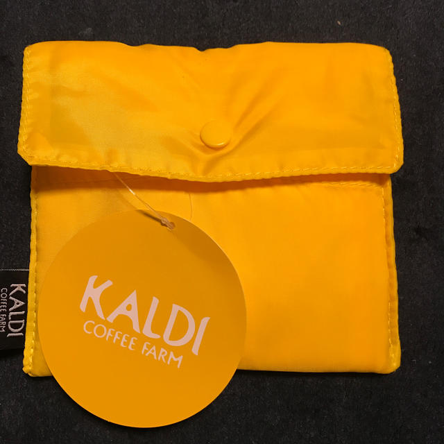 KALDI(カルディ)のKALDI オリジナルエコバッグ　イエロー レディースのバッグ(エコバッグ)の商品写真