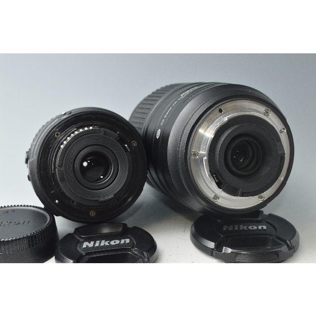 #1990 【美品】Nikon ニコン D5500 ダブルズームキット ブラック外観