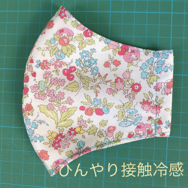 リバティ✖️接触冷感　マイメロ柄ひんやりインナー ハンドメイドのハンドメイド その他(その他)の商品写真