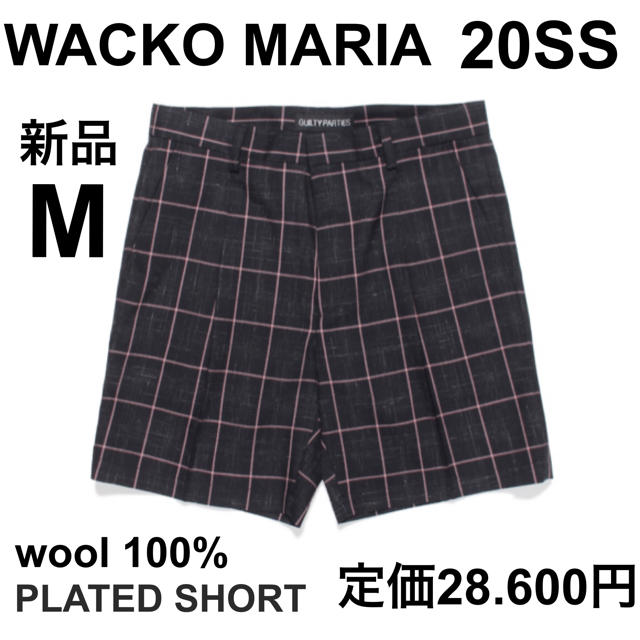 M 新品 WACKOMARIA 20SS ウール ショート パンツ