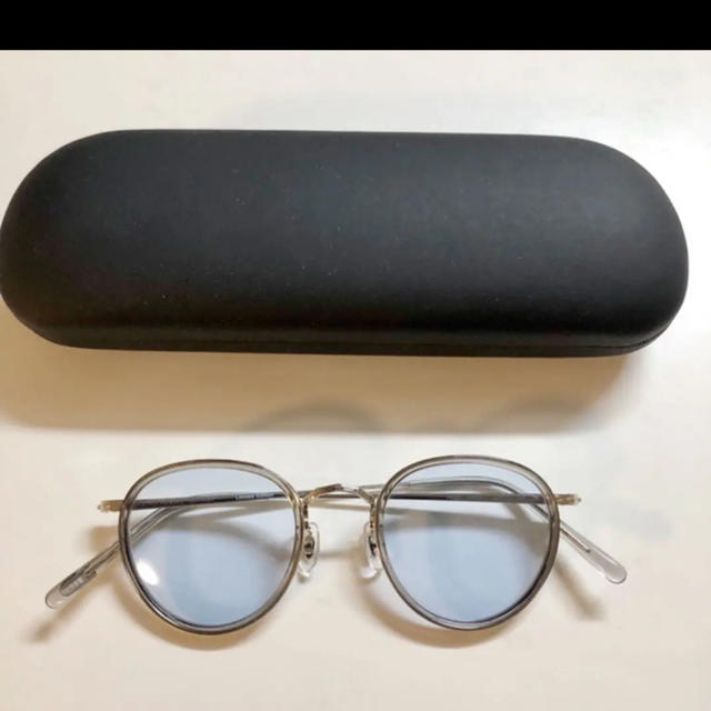 Ayame(アヤメ)のオリバーピープルズ oliver peoples MP-2シルバーブルー メンズのファッション小物(サングラス/メガネ)の商品写真